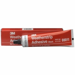 WEATHERSTRIP ADHESIVE-BLACK 5 OZ